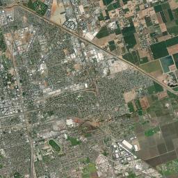 August California map(satellite map)