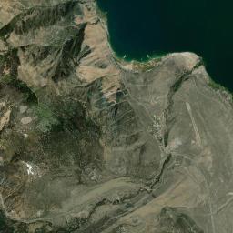 Lee Vining California map(satellite map)
