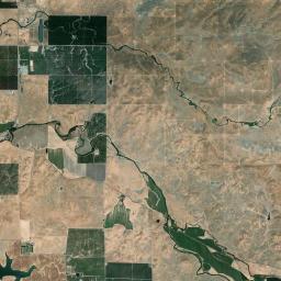 Eugene California map(satellite map)