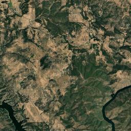 Algerine California map(satellite map)