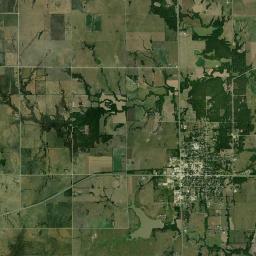 Woodson County Satellite Map