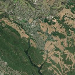 Moraga California map(satellite map)