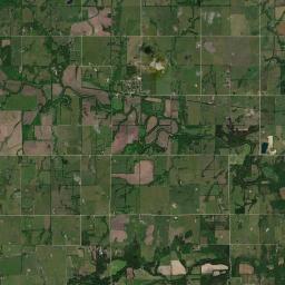 Bourbon County Satellite Map