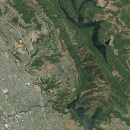 San Leandro California map(satellite map)