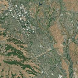 San Ramon California map(satellite map)