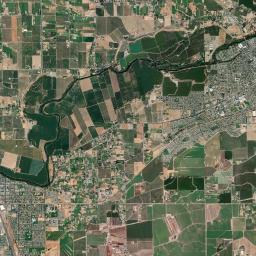 Riverbank California map(satellite map)
