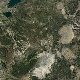 June Lake California map(satellite map)