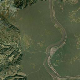 Hinton Satellite Map