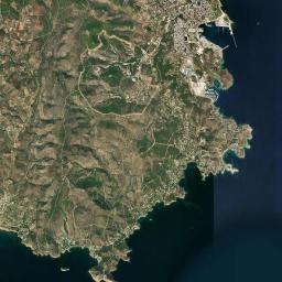 Lávrio Satellite Map