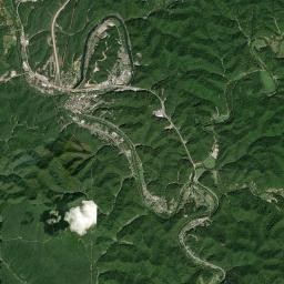 Breathitt County Satellite Map
