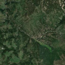 North Wawona California map(satellite map)