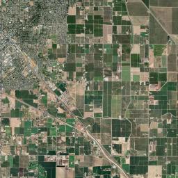 Turlock California map(satellite map)