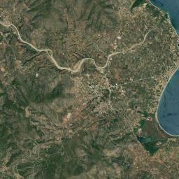 Ástros Satellite Map