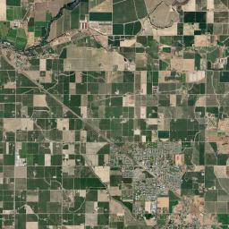 Cressey California map(satellite map)