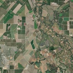 Hills Ferry California map(satellite map)