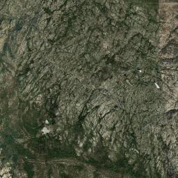 Mono Hot Springs California map(satellite map)