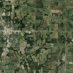 Parsons Satellite Map