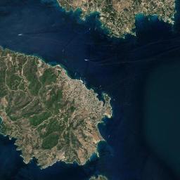 Spétses Satellite Map