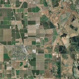 Gustine California map(satellite map)