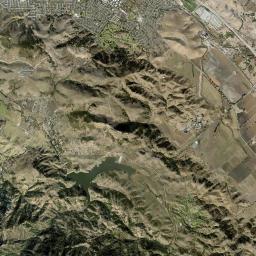 Coyote California map(satellite map)