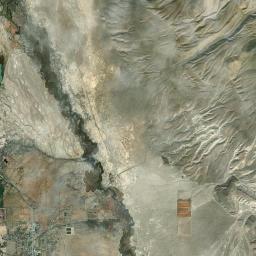 Big Pine California map(satellite map)