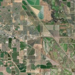 Los Banos California map(satellite map)