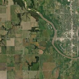 Arkansas City Satellite Map