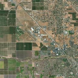Madera California map(satellite map)