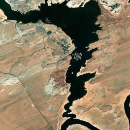 Wahweap Arizona map(satellite map)