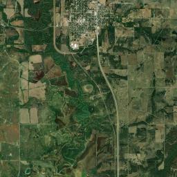 Caney Satellite Map