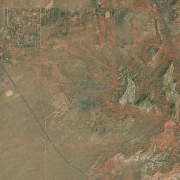 Cane Beds Arizona map(satellite map)