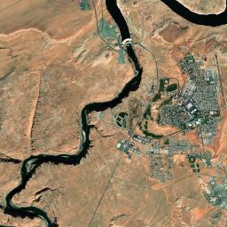 Page Arizona map(satellite map)