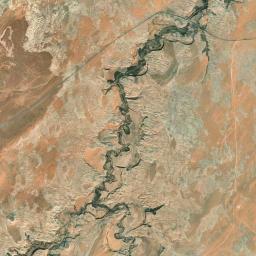 Tes Nez Iah Arizona map(satellite map)