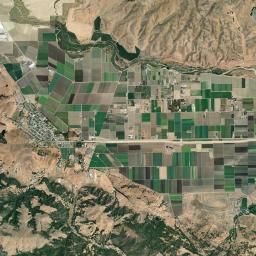 Morse California map(satellite map)