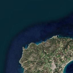 Kéfalos Satellite Map
