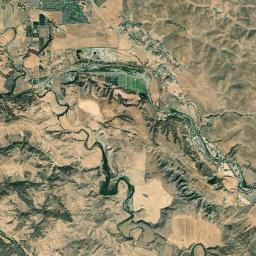Tres Pinos California map(satellite map)