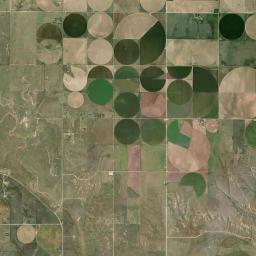 Texas County Satellite Map
