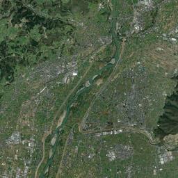 Obuse Satellite Map