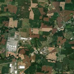 Hampton Station Tennessee Satellite Map