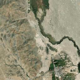 Lone Pine California map(satellite map)