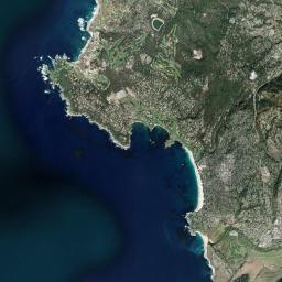 Carmel-by-the-Sea California map(satellite map)