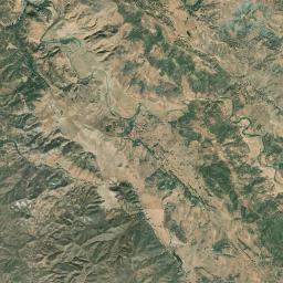 Pinnacles California map(satellite map)