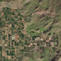 East Orosi California map(satellite map)