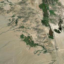 Alabama Hills California map(satellite map)