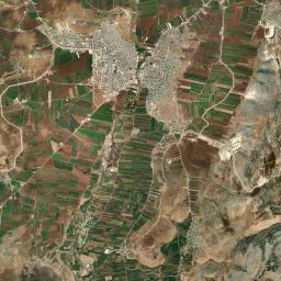 ‘Afrīn Satellite Map