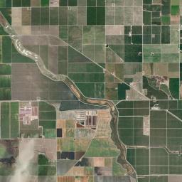 Burrel California map(satellite map)