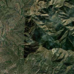 Potwisha California map(satellite map)