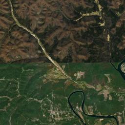 Busch Arkansas map(satellite map)