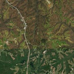 Crest Arkansas map(satellite map)
