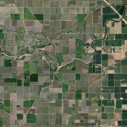 Laton California map(satellite map)